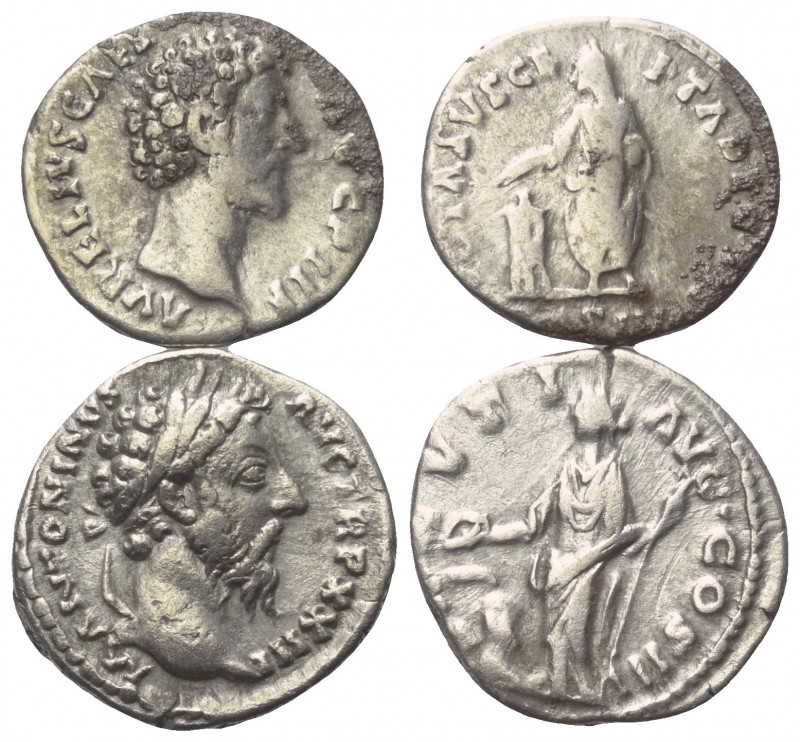 Römische Münzen - Lots. Kaiserzeit.


Lot (2 Stück, Silber): Marcus Aurelius ...