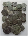 Römische Münzen - Lots. Kaiserzeit.


Lot (43 Stück): Spätrömische Bronzemünzen des späten 3. bis Mitte des 4. Jh.

Einzelne Antoniniane und tetr...