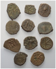Byzantinische Münzen - Lots.


Verschiedene Herrscher.

Lot (11 Stück): Follis; 5. - 9. Jhdt. n. Chr.

Schön - sehr schön.

Verkauft wie bese...