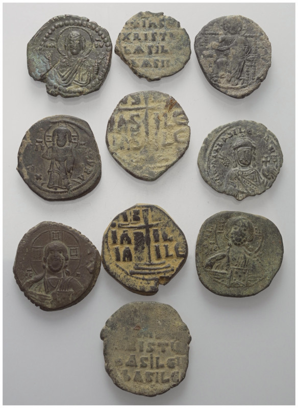 Byzantinische Münzen - Lots.


Anonym.

Lot (10 Stück): Follis; 9. - 11. Jh...