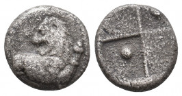 THRACE. Chersonesos. (Circa 386-338 BC). AR Hemidrachm. 2.25 g. 13.35 mm.
