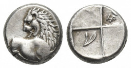 THRACE. Chersonesos. (Circa 386-338 BC). AR Hemidrachm. 2.23 g. 11.6 mm.