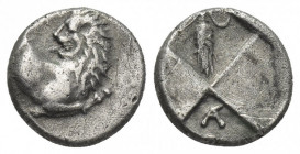 THRACE. Chersonesos. (Circa 386-338 BC). AR Hemidrachm. 2.19 g. 13 mm.