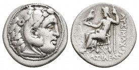 KINGS OF THRACE (Macedonian). Lysimachos (305-281 BC). AR Drachm. 4.06 g. 18.40 mm.