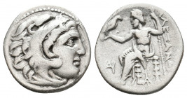 KINGS OF MACEDON. Alexander III 'the Great' (336-323 BC). AR Drachm. 4.03 g. 18.65 mm.