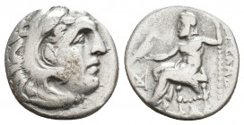 KINGS OF MACEDON. Alexander III 'the Great' (336-323 BC). AR Drachm. 4.04 g. 17.15 mm.