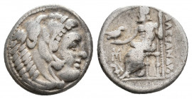 KINGS OF MACEDON. Alexander III 'the Great' (336-323 BC). AR Drachm. 4.10 g. 16.60 mm.