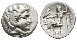 KINGS OF MACEDON. Alexander III 'the Great' (336-323 BC). AR Drachm. 4.10 g. 18.30 mm.