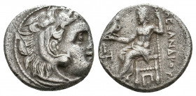 KINGS OF MACEDON. Alexander III 'the Great' (336-323 BC). AR Drachm. 4.16 g. 16.50 mm.