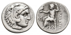 KINGS OF MACEDON. Alexander III 'the Great' (336-323 BC). AR Drachm. 4.25 g. 17.70 mm.