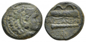 KINGS OF MACEDON. Alexander III 'the Great' (336-323 BC). Ae. 7.06 g. 18.20 mm.