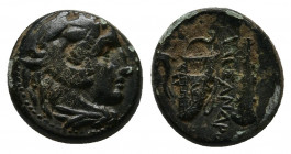 KINGS OF MACEDON. Alexander III 'the Great' (336-323 BC). Ae. 5.74 g. 15.9 mm.