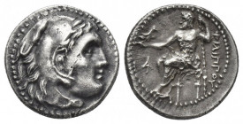 KINGS OF MACEDON. Philip III Arrhidaios (323-317 BC). AR Drachm. 4.28 g. 17 mm.