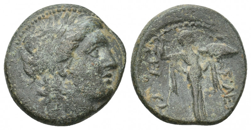 SELEUKID KINGDOM. Seleukos I Nikator (312-281 BC). Ae. 6.73 g. 20.75 mm.