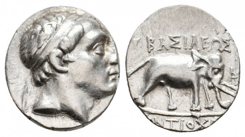 SELEUKID KINGDOM. Antiochos III 'the Great' (222-187 BC). AR Drachm. 4.13 g. 17....