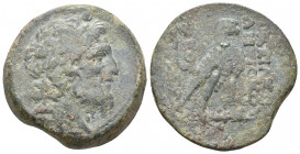 SELEUKID KINGDOM. Antiochos IV Epiphanes (175-164 BC). Ae. 41.15 g. 33.80 mm.