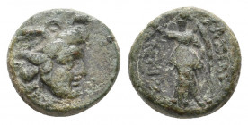 SELEUKID KINGDOM. Antiochos IV Epiphanes. (175-164 BC). 1.89 g. 11.20 mm.