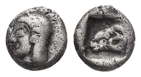 TROAS. Kebren. (5th century BC). AR Obol. 0.59 g. 7 mm.