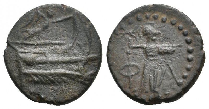 LYCIA. Phaselis. (Circa 190-167 BC). Ae. 3.79 g. 17.70 mm.