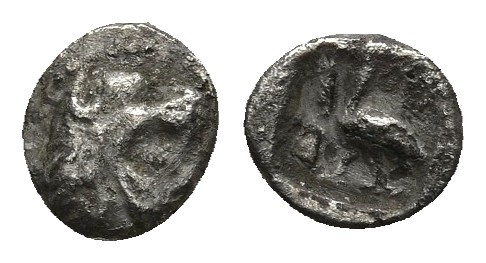 PISIDIA. Selge. (4th-3rd centuries BC). AR Hemiobol. 0.62 g. 7.5 mm.