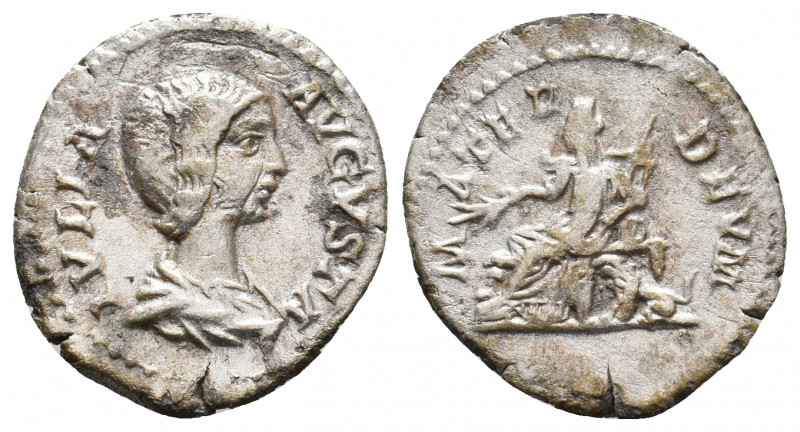 JULIA DOMNA, 193-211 AD. AR, Denarius. Rome. 2.83 g. 20 mm.