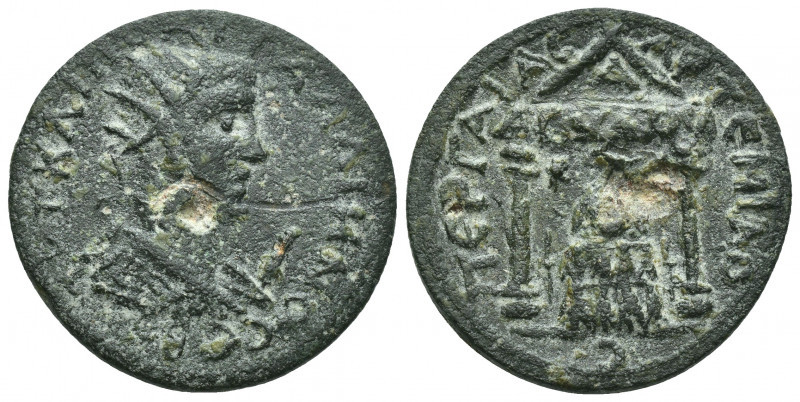 PAMPHYLIA, Perge. Gallienus, 253-268 AD. AE. 13.62 g. 29.96 mm.