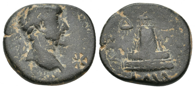 COMMAGENE, Zeugma. Antoninus Pius, 138-161 AD. AE. 8.93 g. 22 mm.