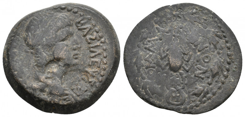 KINGS OF COMMAGENE. Antiochos IV, 38-72 AD. AE. 12.10 g. 28.60 mm.