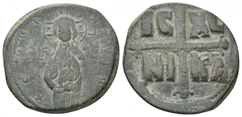 Anonymous Folles. MICHAEL IV, 1034-1041 AD. AE, Follis. Class C. Constantinople ...