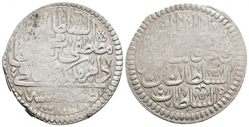 Ottoman Empire. MUSTAFA II, 1695-1703 AD/ 1106-1115 AH. AR, Zolta (Zolota). Qust...