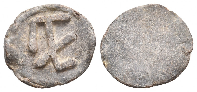 Byzantine seal. 1.89 g. 16.65 mm.