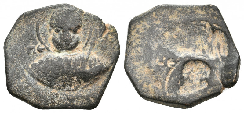 Byzantine seal. 4.79 g. 22.30 mm.