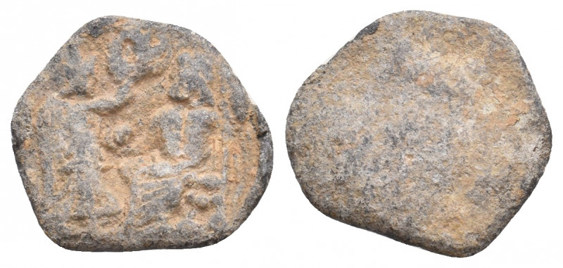 Roman token. 2.07 g. 16.25 mm.