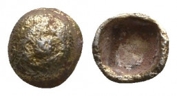 IONIA. Ca. 600-550 BC. EL Condition: Very Fine 

 Weight: 0,2 gr Diameter:5,8 mm