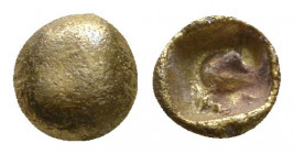 IONIA. Ca. 600-550 BC. EL Condition: Very Fine 

 Weight: 0,2 gr Diameter: 5,5 mm