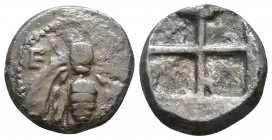 IONIA, Ephesos. Circa 420-400 BC. AR . Bee / Quadripartite incuse square. Reference: Condition: Very Fine

 Weight: 7,2 gr Diameter: 17,1 mm
