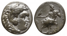 Kings of Macedon. Alexander III. "the Great" (336-323 BC). AR Condition: Very Fine 

 Weight: 4,1 gr Diameter: 17 mm
