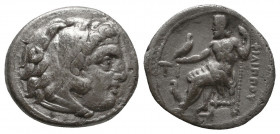 Kings of Macedon. Alexander III. "the Great" (336-323 BC). AR Condition: Very Fine 

 Weight: 4 gr Diameter: 17 mm