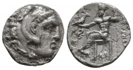 Kings of Macedon. Alexander III. "the Great" (336-323 BC). AR Condition: Very Fine 

 Weight: 3,9 gr Diameter: 17,1 mm