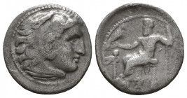 Kings of Macedon. Alexander III. "the Great" (336-323 BC). AR Condition: Very Fine 

 Weight: 4 gr Diameter: 17,9 mm
