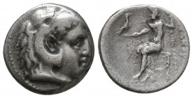 Kings of Macedon. Alexander III. "the Great" (336-323 BC). AR Condition: Very Fine 

 Weight: 3,9 gr Diameter: 16,7 mm