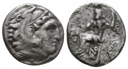 Kings of Macedon. Alexander III. "the Great" (336-323 BC). AR Condition: Very Fine 

 Weight: 3,7 gr Diameter: 17,6 mm