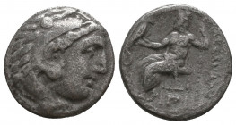 Kings of Macedon. Alexander III. "the Great" (336-323 BC). AR Condition: Very Fine 

 Weight: 3,9 gr Diameter: 16,6 mm