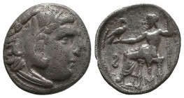 Kings of Macedon. Alexander III. "the Great" (336-323 BC). AR Condition: Very Fine 

 Weight: 3,8 gr Diameter: 17,3 mm