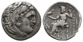 Kings of Macedon. Alexander III. "the Great" (336-323 BC). AR Condition: Very Fine 

 Weight: 3,8 gr Diameter: 16,8 mm