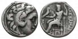 Kings of Macedon. Alexander III. "the Great" (336-323 BC). AR Condition: Very Fine 

 Weight: 4,2 gr Diameter: 16,4 mm