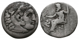 Kings of Macedon. Alexander III. "the Great" (336-323 BC). AR Condition: Very Fine 

 Weight: 3,8 gr Diameter: 16,7 mm