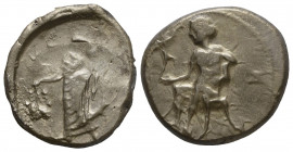 PAMPHYLIA. Side. Circa 400-380 BC. Stater Reference: Condition: Very Fine 

 Weight: 10,6 gr Diameter: 22,3 mm