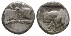 Greek Coins CARIA. Diobol (Circa 480-450 BC) Condition: Very Fine 

 Weight: 2 gr Diameter: 13,3 mm