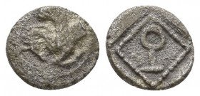 Greek Obol, Ca. 350-300 BC. AR. Condition: Very Fine 

 Weight: 0,6 gr Diameter: 9,3 mm